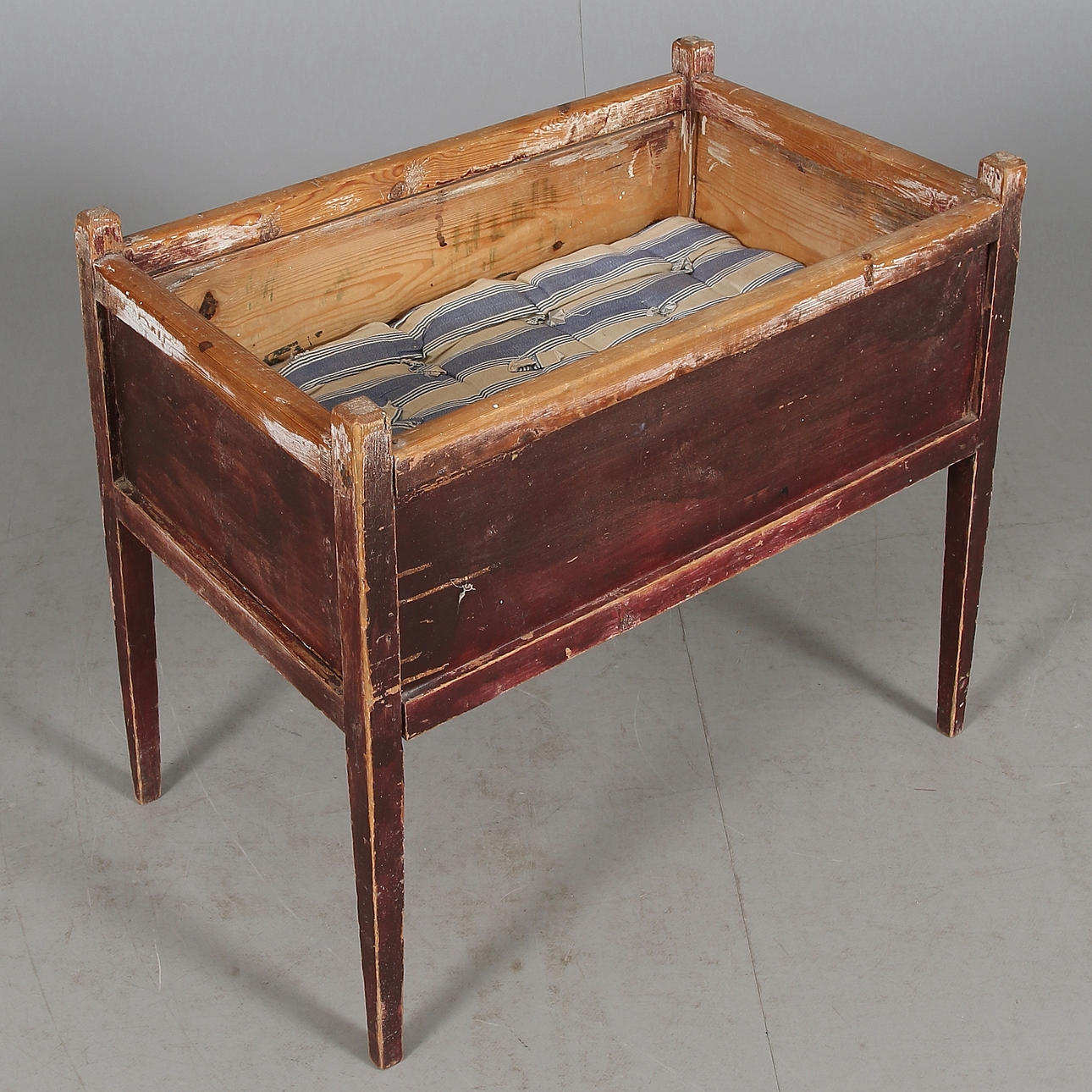 CAMA PARA NIÑOS, piel, hombre común, 18/1900.