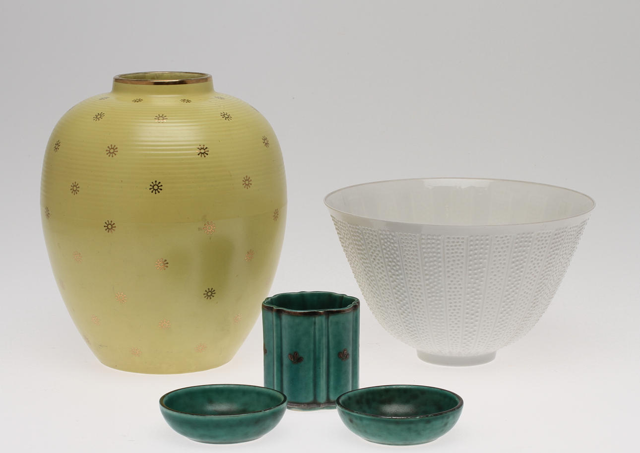 PARTI PORSLIN, 5 delar, 1900-tal.