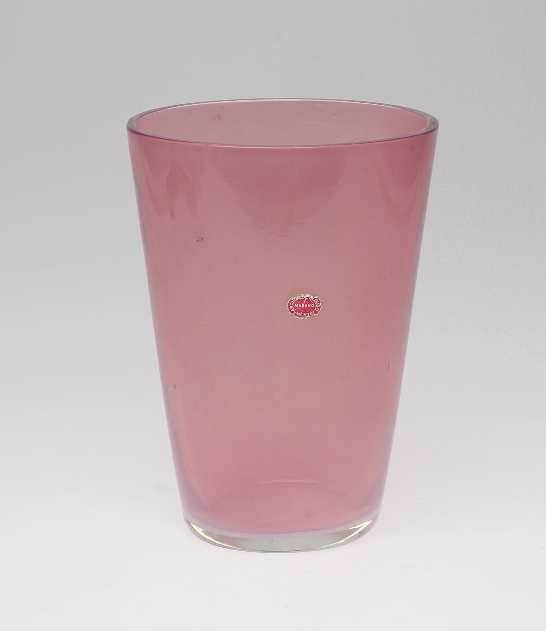 VAS, glas, Archimede Seguso, Murano, etikettmärkt.