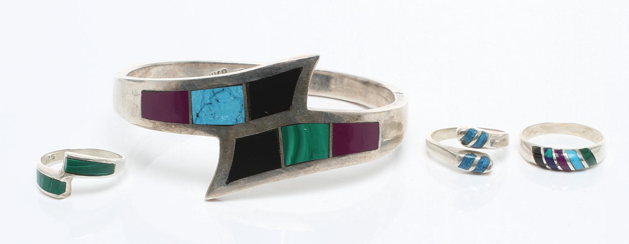 SMYCKEN, 4 delar, silver, Mexiko.