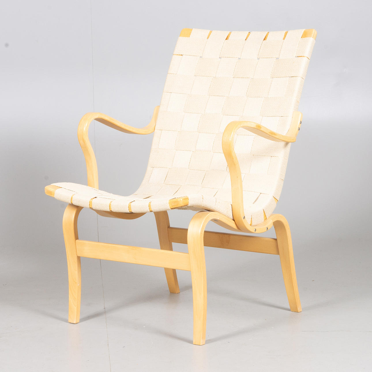 BRUNO MATHSSON. Nojatuoli, "Eva", Dux.