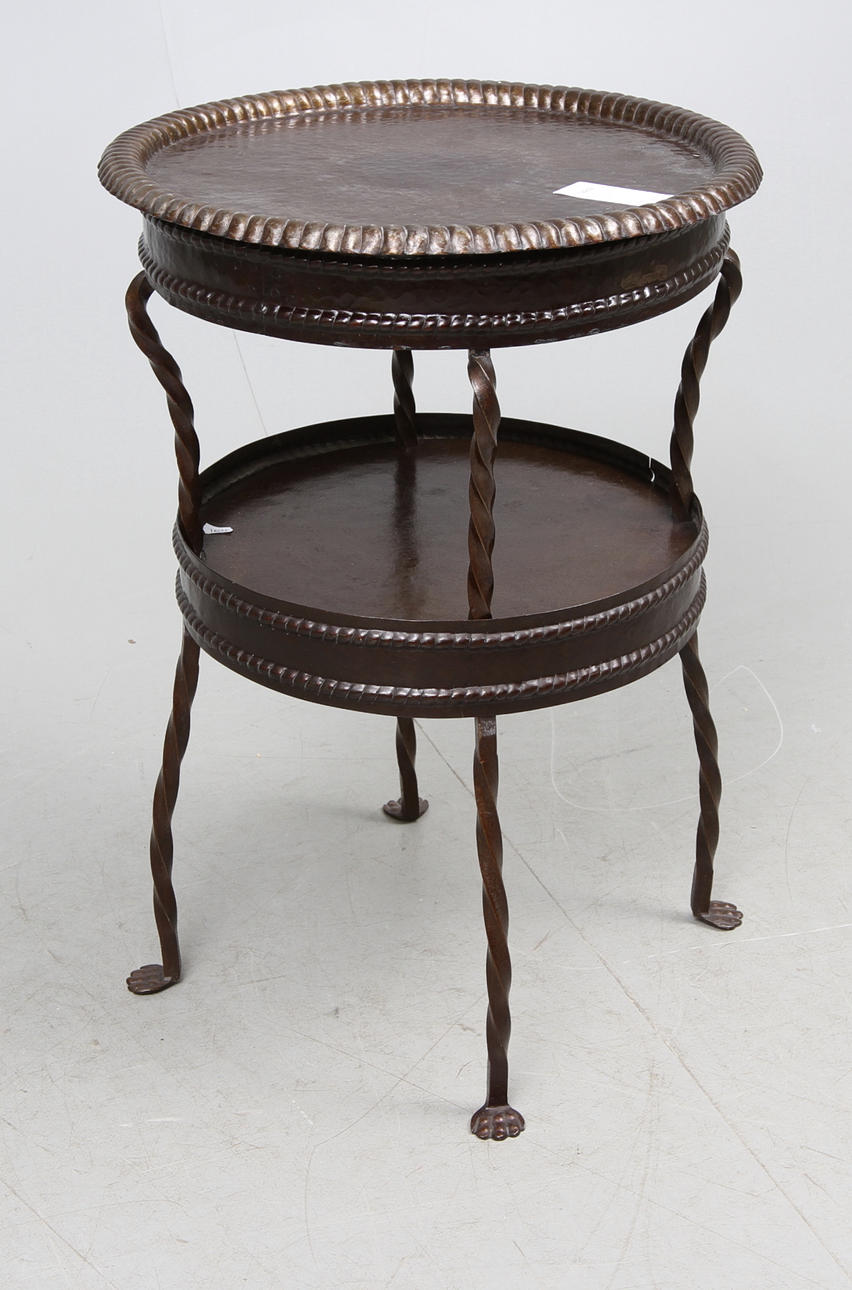 RÖKBORD, koppar och smide, 1900-talets första hälft.