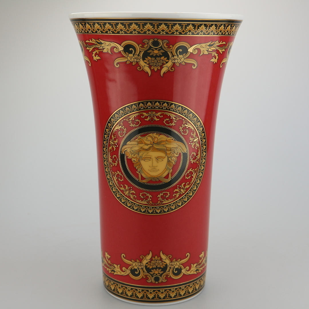 VERSACE MEDUSA ICARUS FLOWER VASE LARGE.