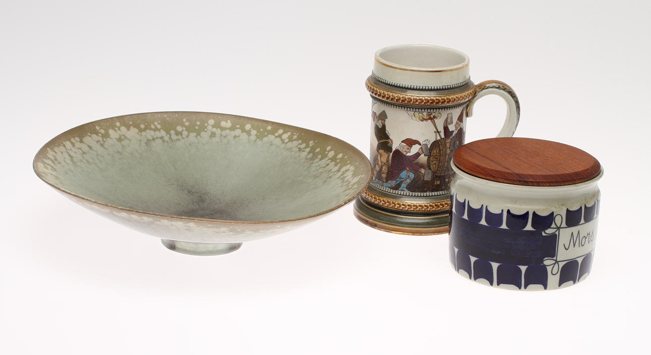 SKÅL, BURK, STOP, keramik och porslin, 1900-tal.