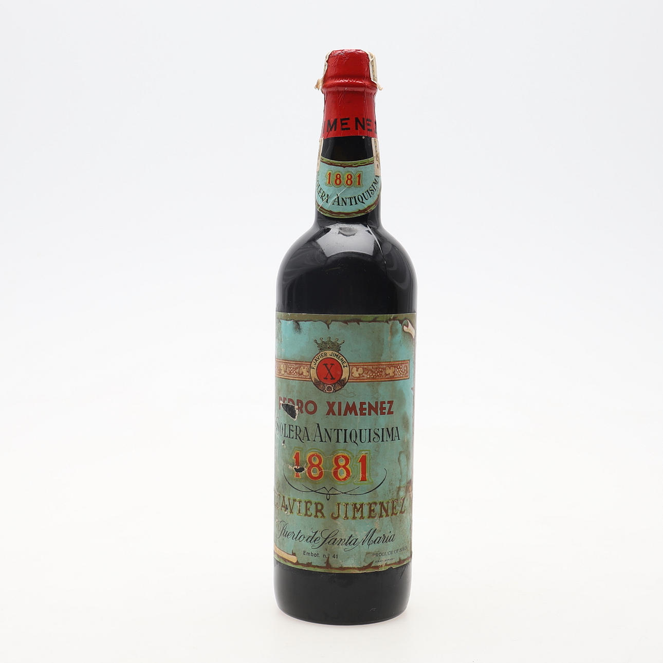 1881 Pedro Solera Spanischer Sherry.