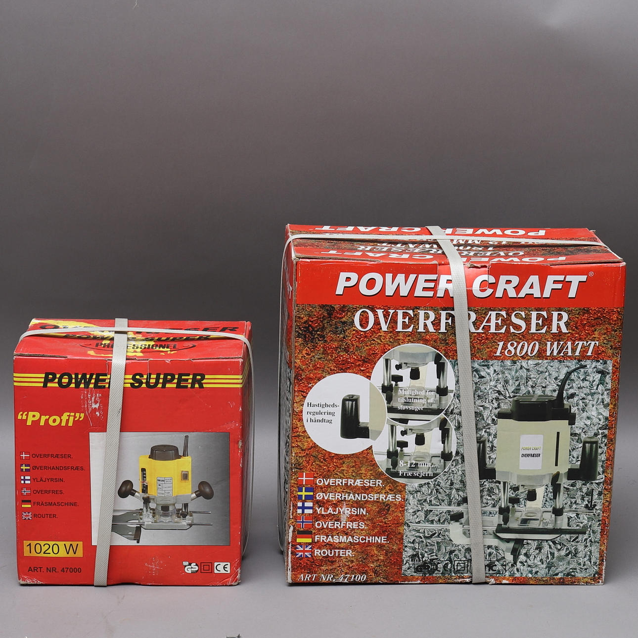 HANDÖVERFRÄS, 2 st, Power super, Power craft.