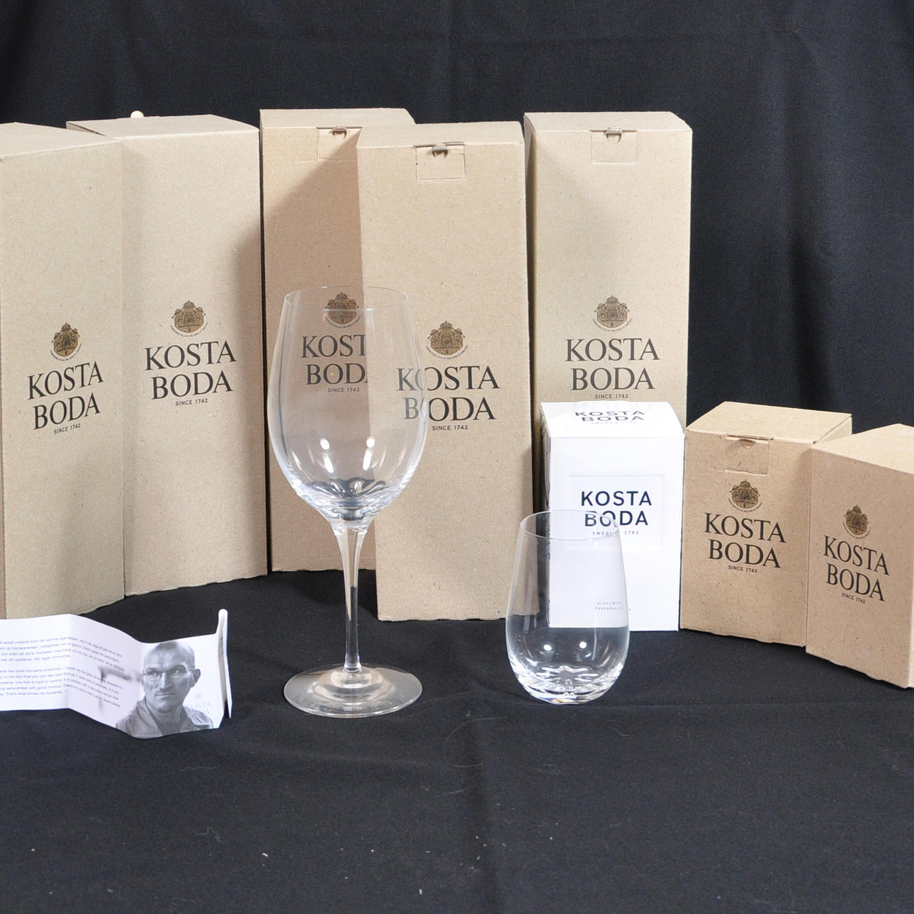 MARTTI RYTKÖNEN, KOSTA BODA CAPRI 8 DELAR.