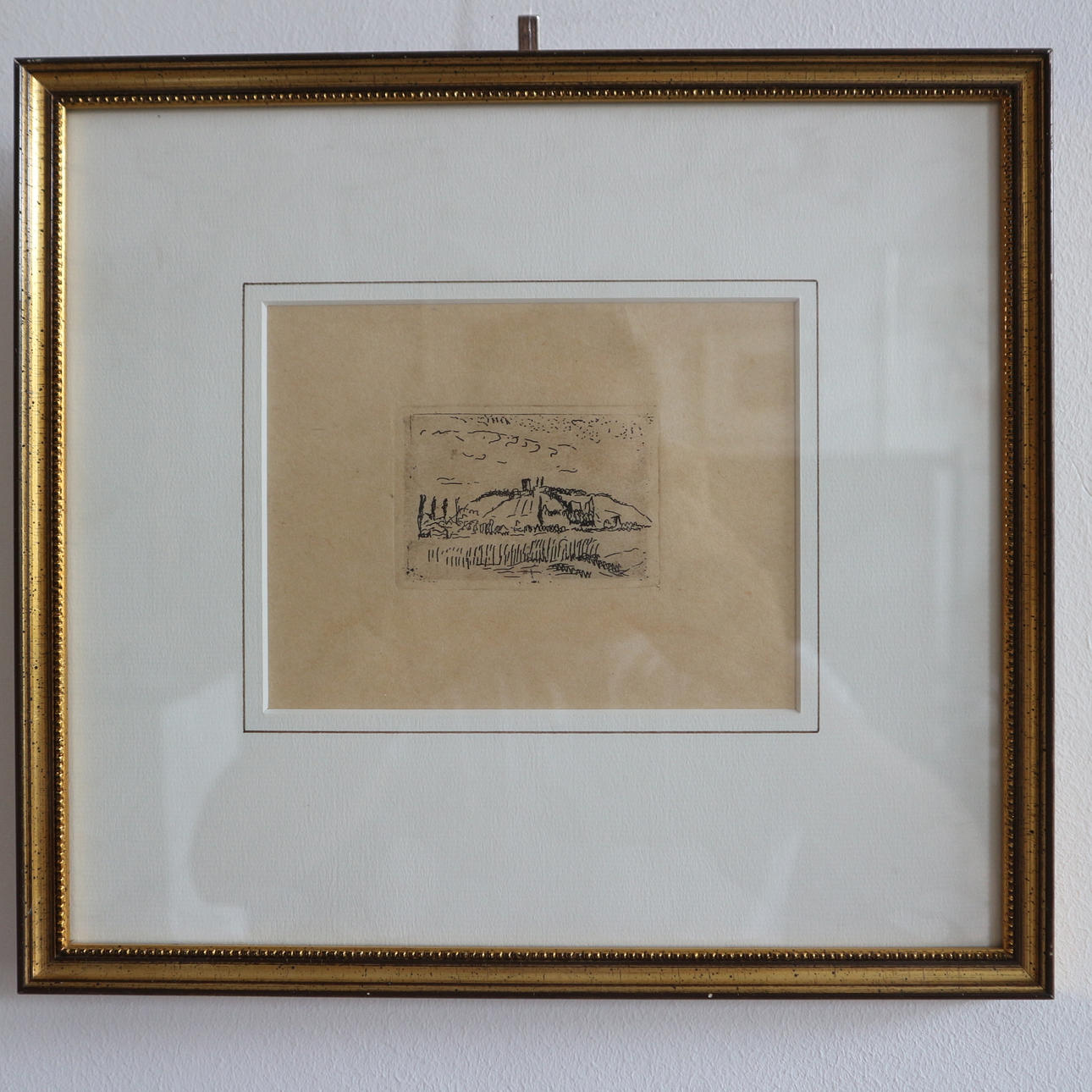 HANS PURRMANN. ANNWEILER TRIFELS RADIERUNG.