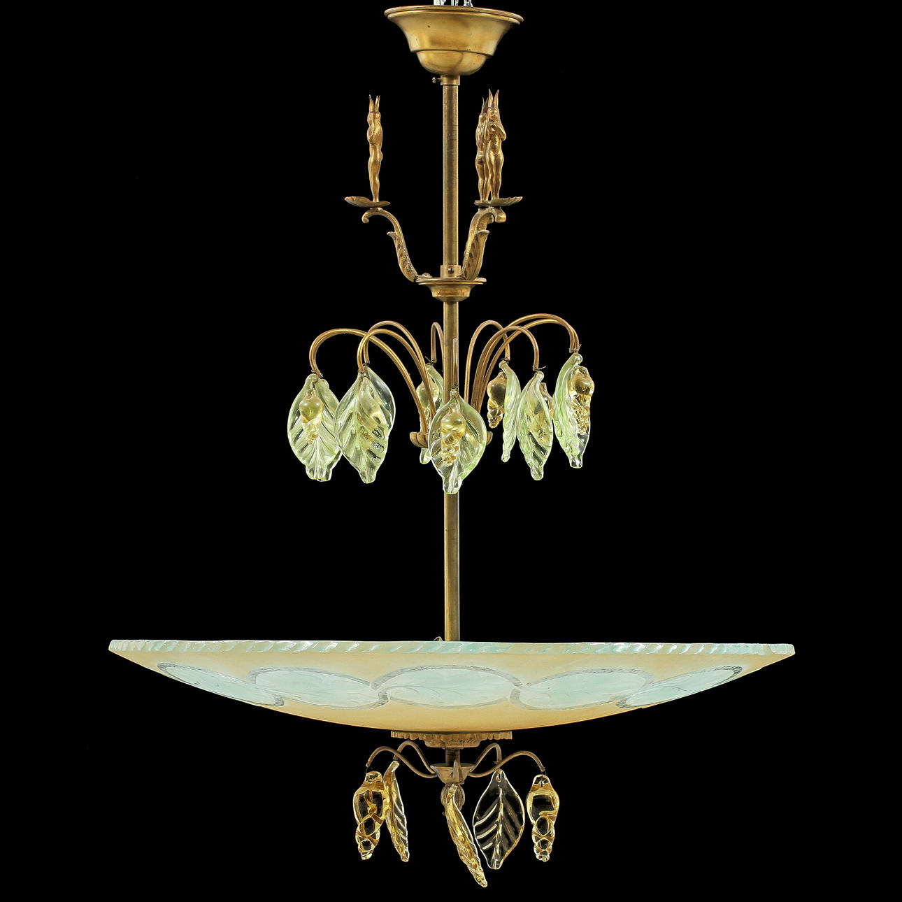 TAKPLAFOND, råglas. 1930-tal.