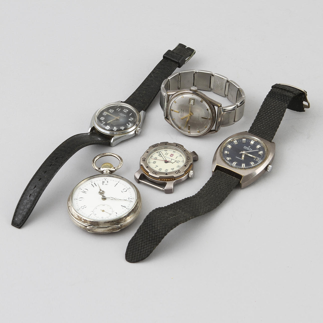 ARMBANDSUR OCH FICKUR, 5 st.