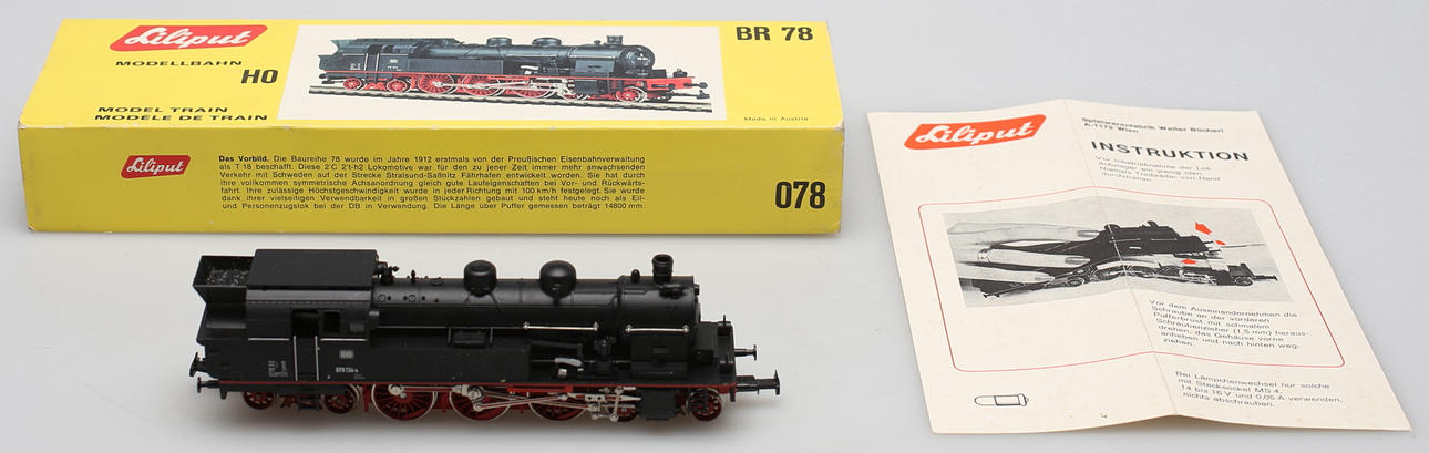 MODELLTÅG. Liliput, Lok BR78.