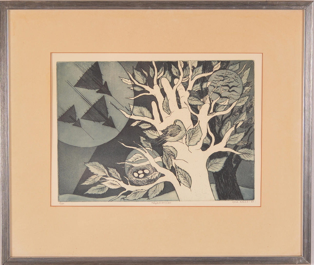 GERD ALLERT. Color lithograph.