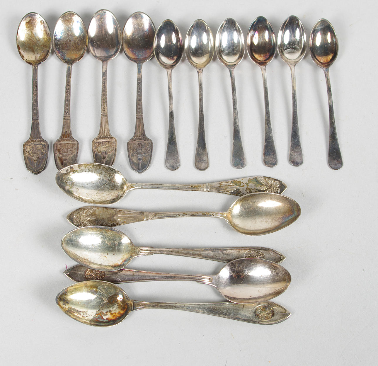 SKEDAR, 15 stycken, olika modeller, silver.