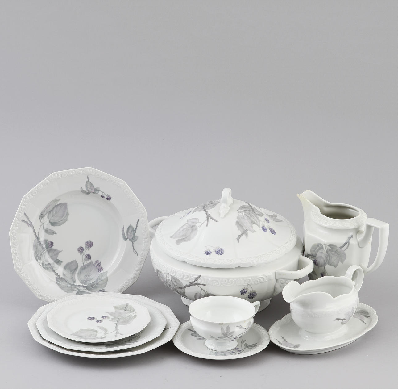 SERVIS, 63 delar, "Maria", björnbär, Rosenthal.