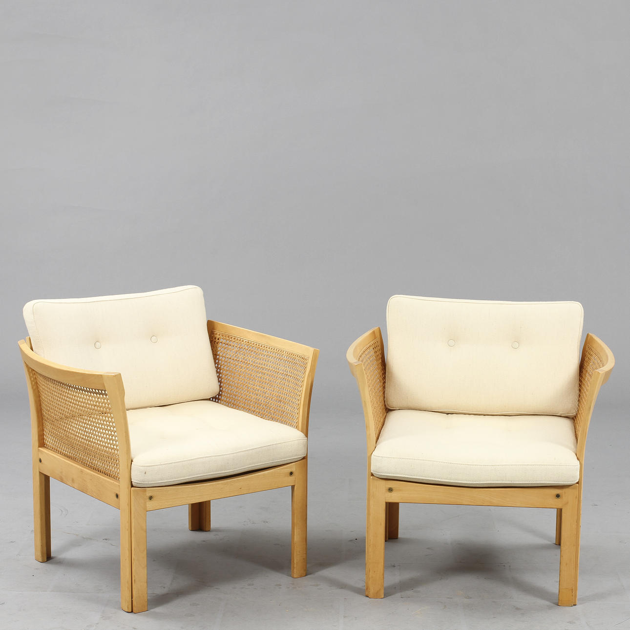 FÅTÖLJER, ett par, "Plexus", Illum Wikkelsö.