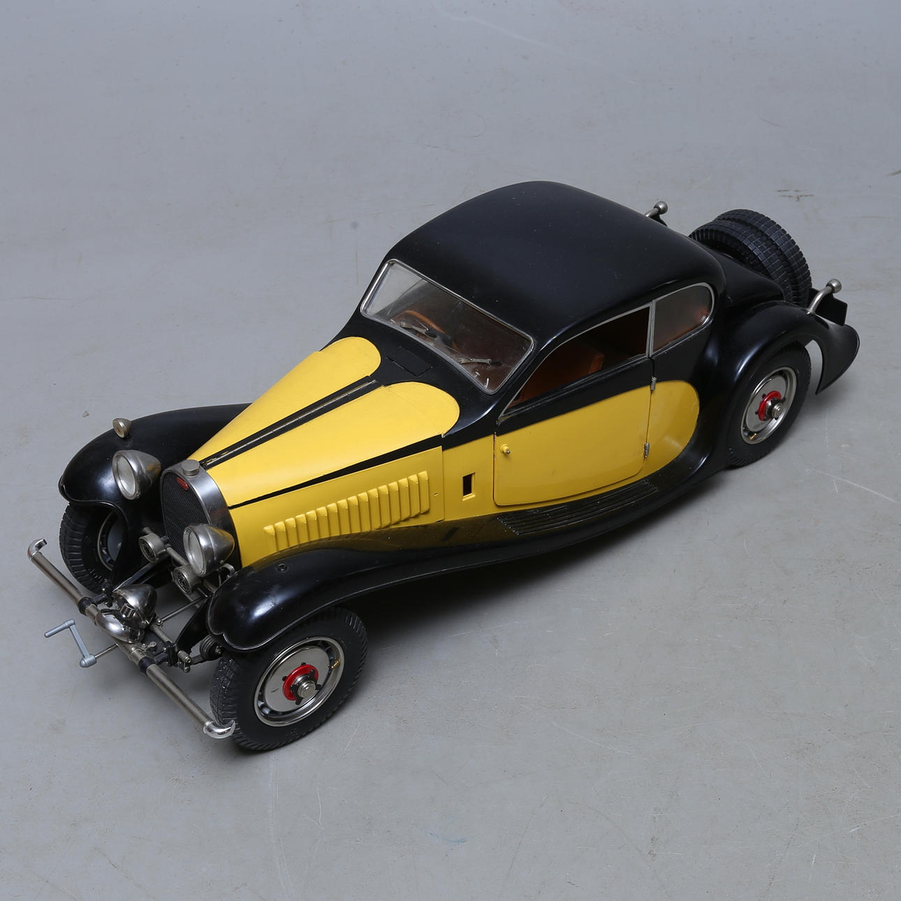 MODEL CARS, 2, Bugatti and Rolles Royce, probably Italy, length