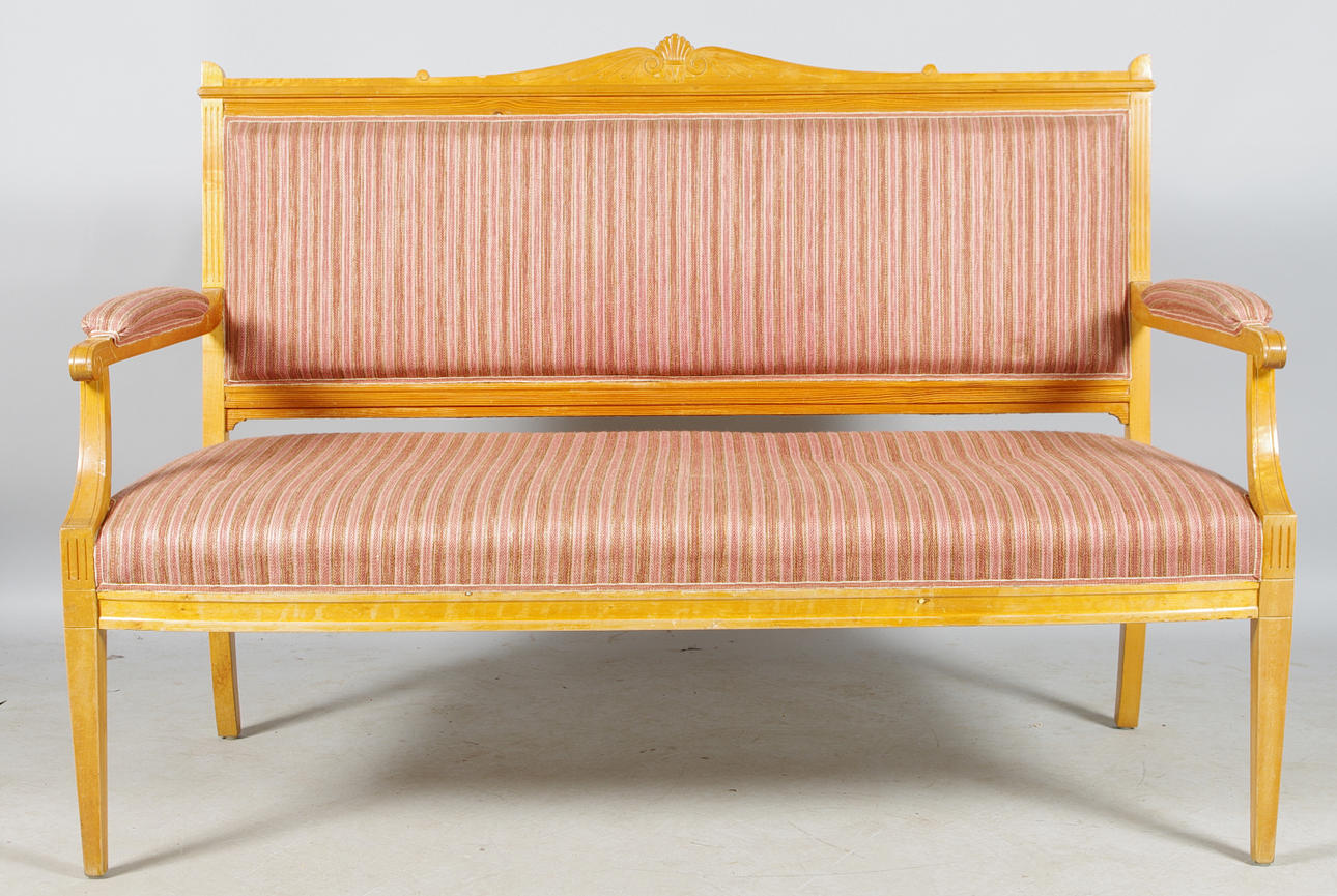 SOFFA, björk, tidigt 1900-tal.