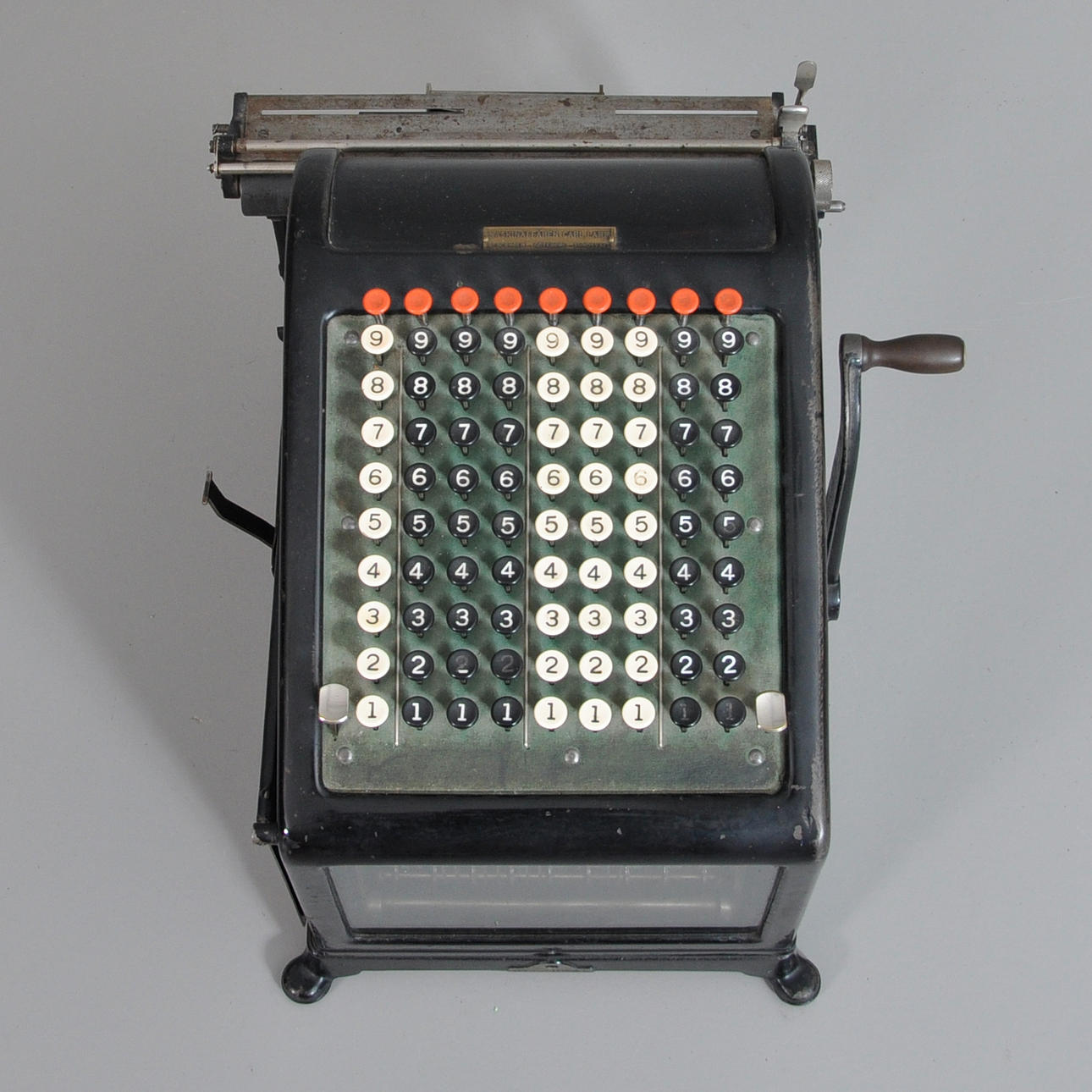 LEGNER, Lanthandel, Carl lam, BURROUGHS Tilsætningsmaskine.