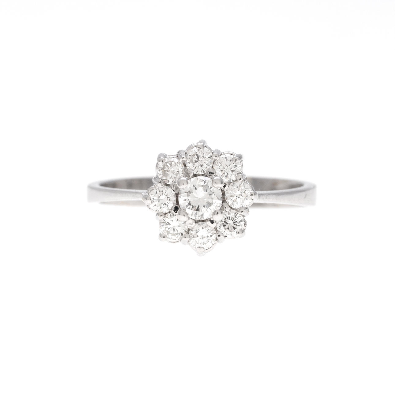 Diamant rosett ring.