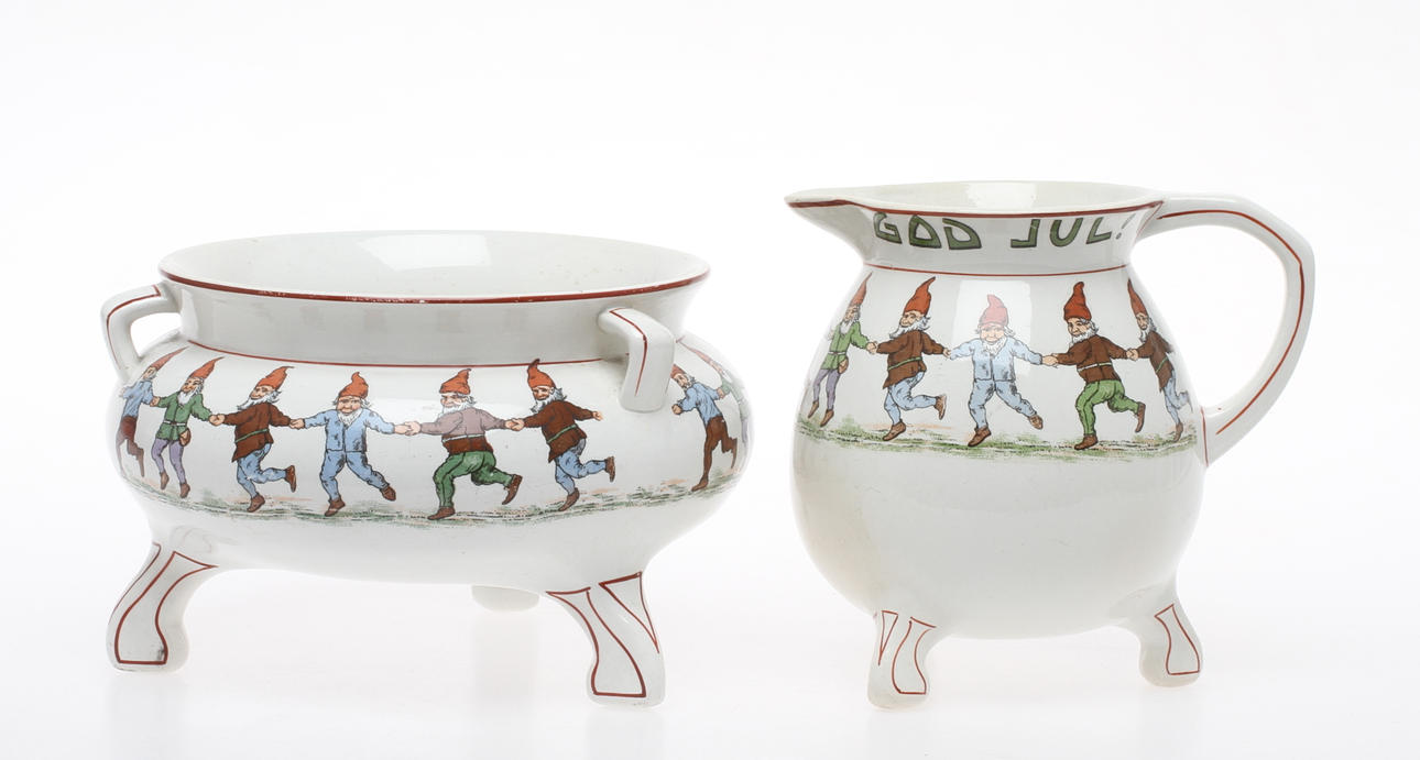 SKÅL och KANNA, porslin, "God Jul", Vilroy & Bosch.