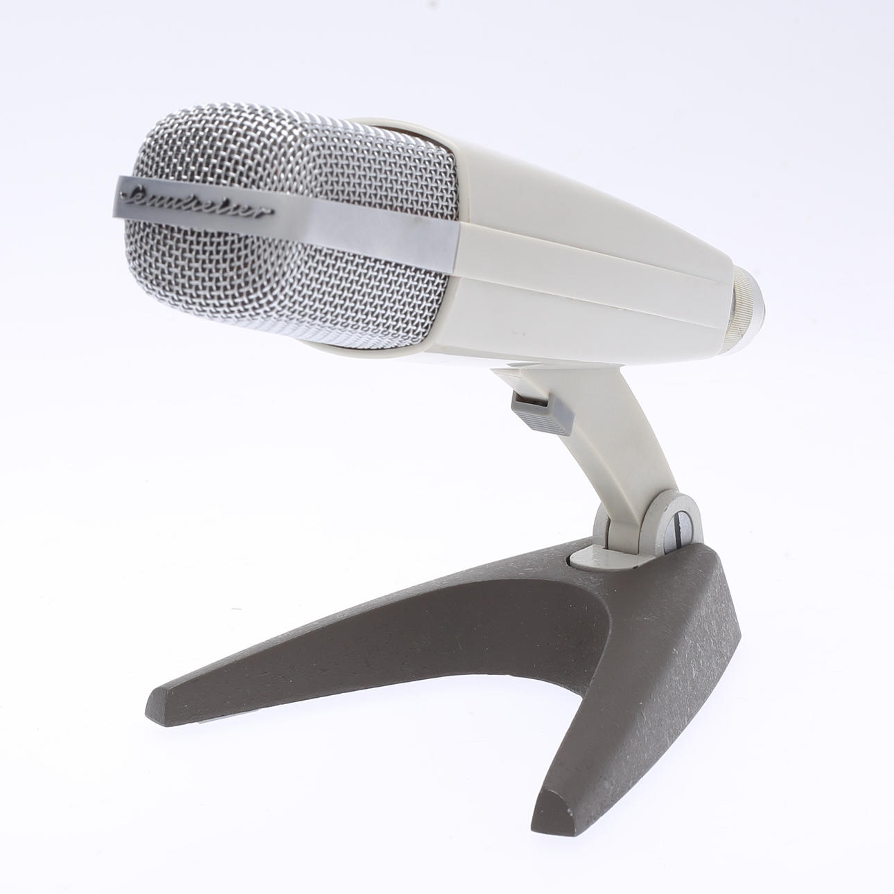 STUDIO MICROPHONE, on stand, Sennheiser MD421N, 1970s.