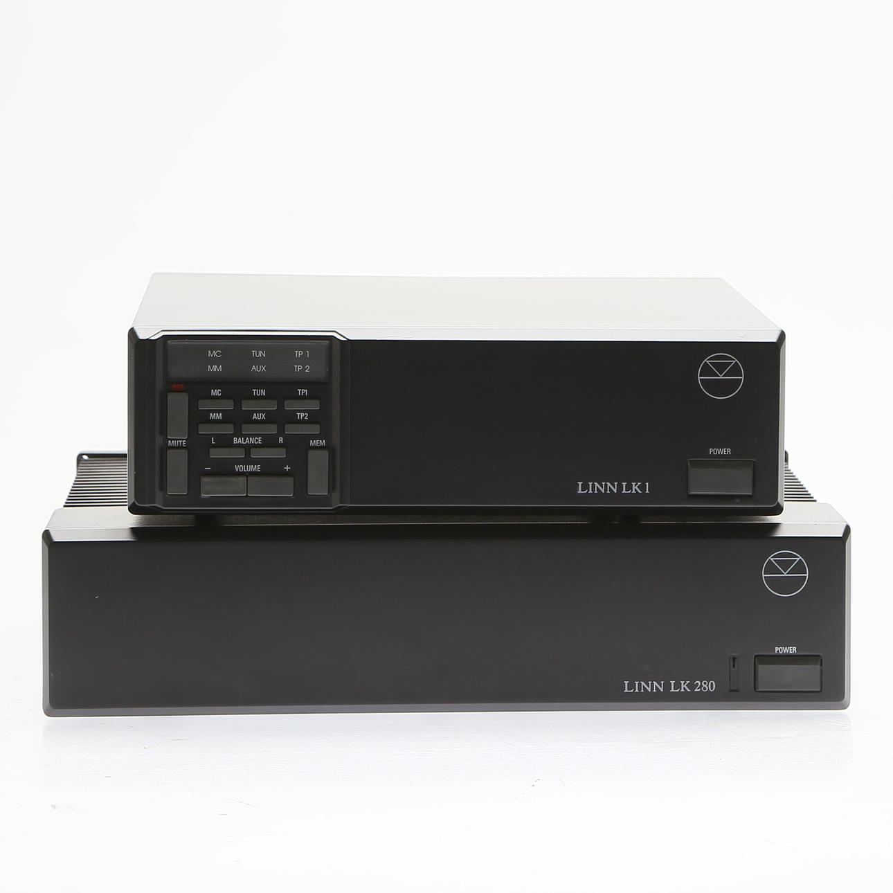 Linn LK1 Vorverstärker / LK280 Endstufe.