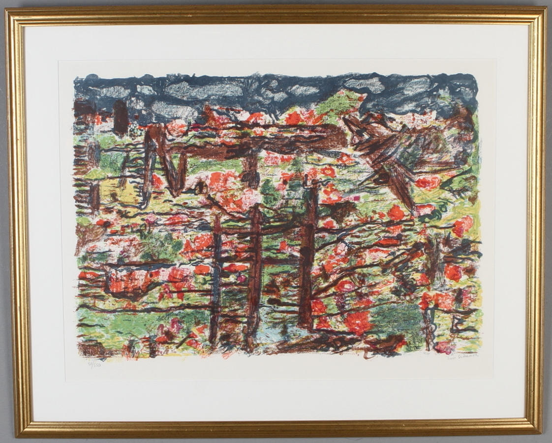 SVEN X:ET ERIXSON. Landskapsmotiv, färglitografi, signerad samt numrerad 30/350.