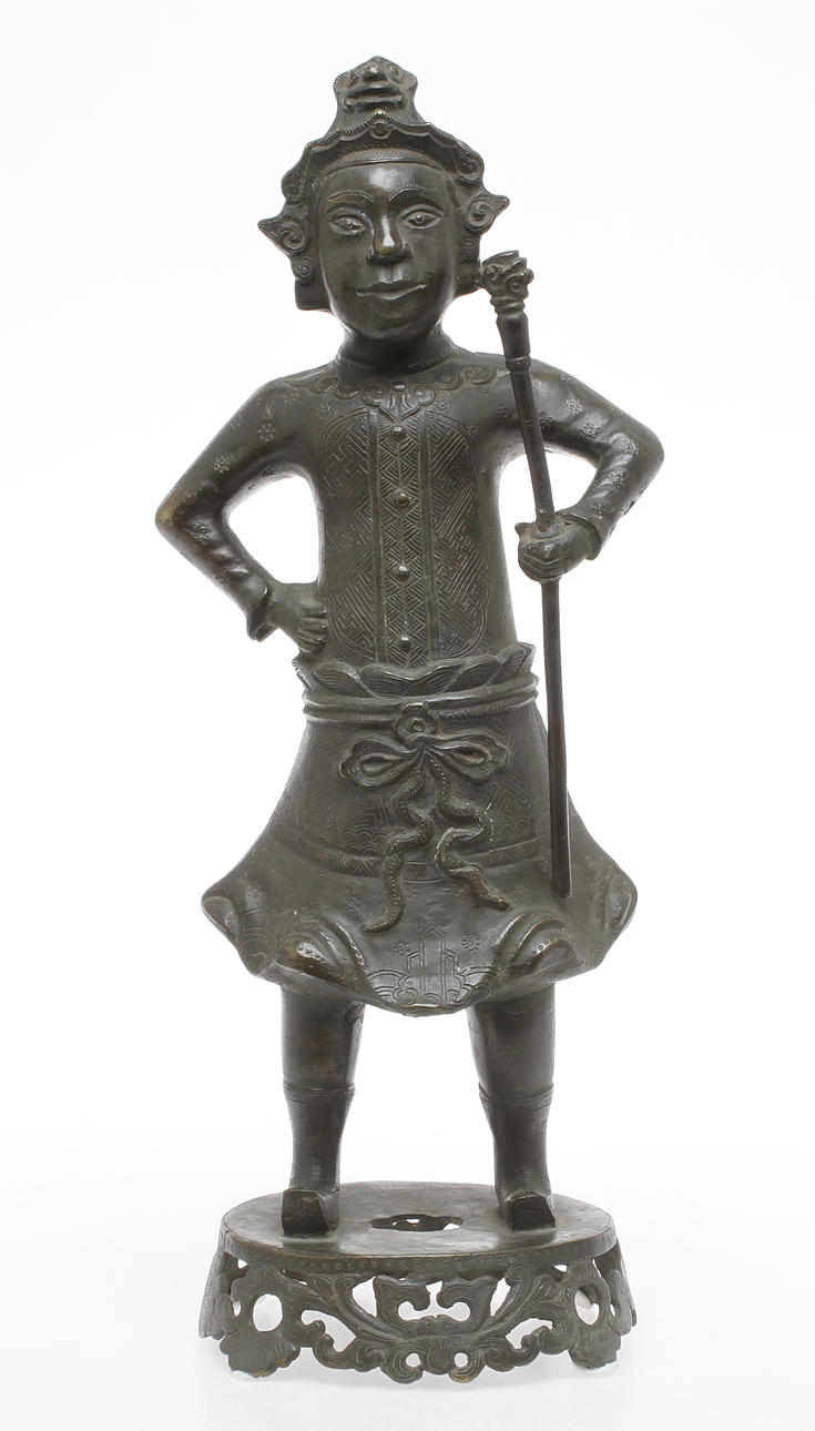 FIGURIN, brons, orientalisk.