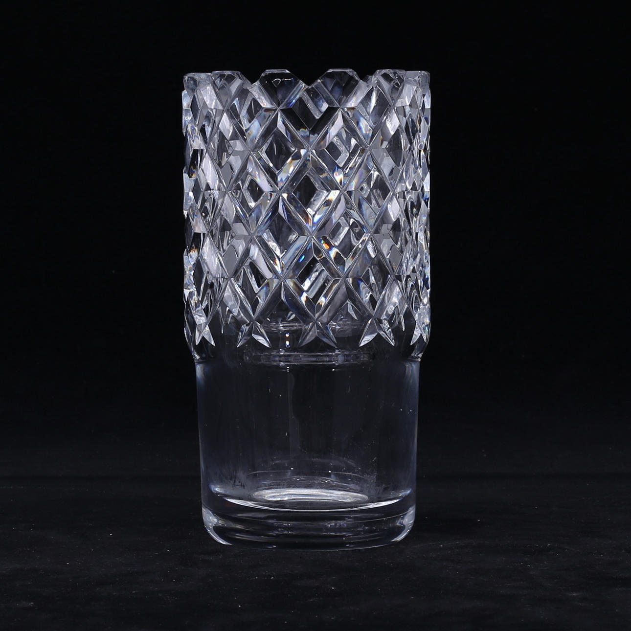 GUNNAR SYRÉN. Vas, "Sofiero", Orrefors, signerad.