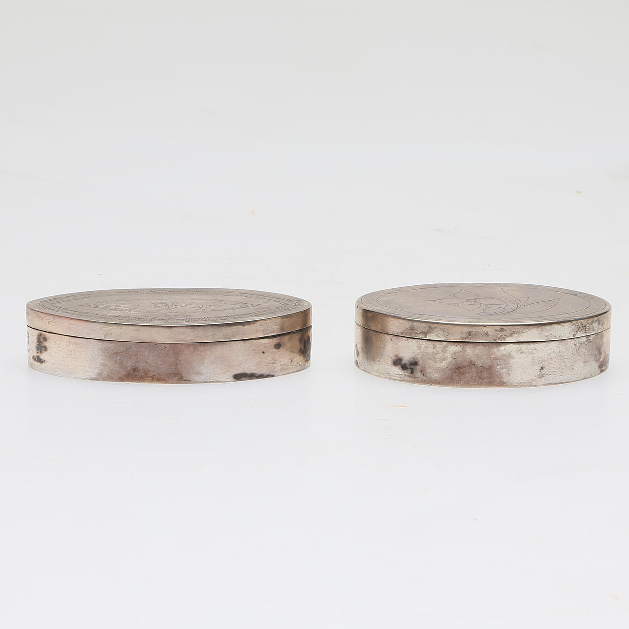 DOSOR 2 st, silver, 1800-tal.