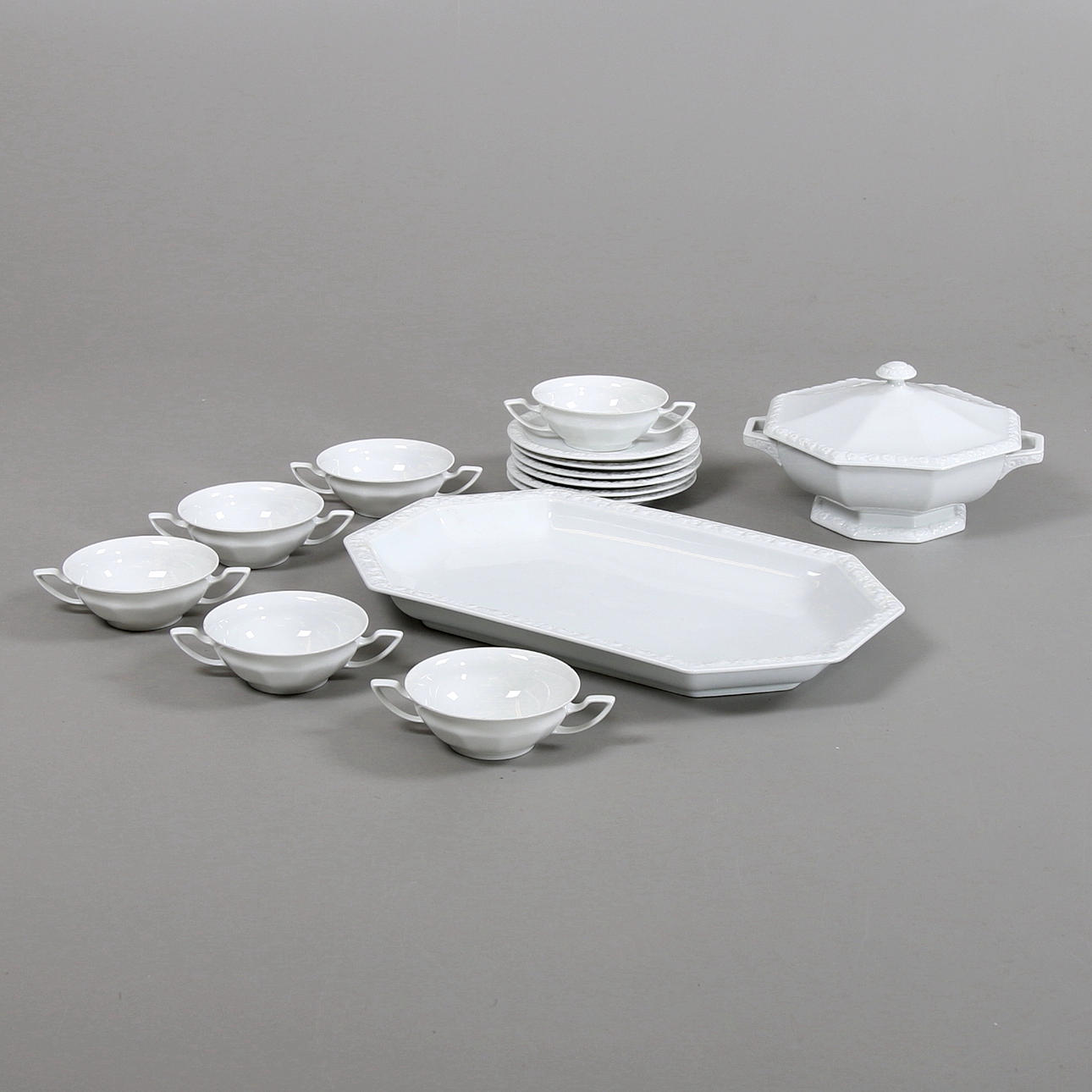 SERVIS, 14 delar porslin, "Classic Rose", Rosenthal.