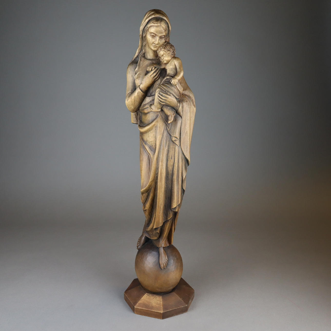 MADONNA MIT KIND - Bergmann/Oberammergau.