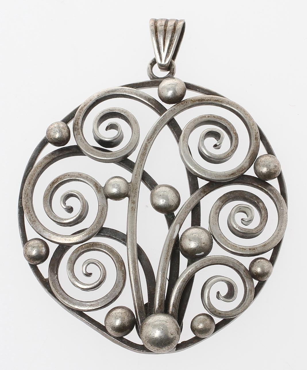 HÄNGE, silver, troligen Herman Ole Jacobsen Danmark.