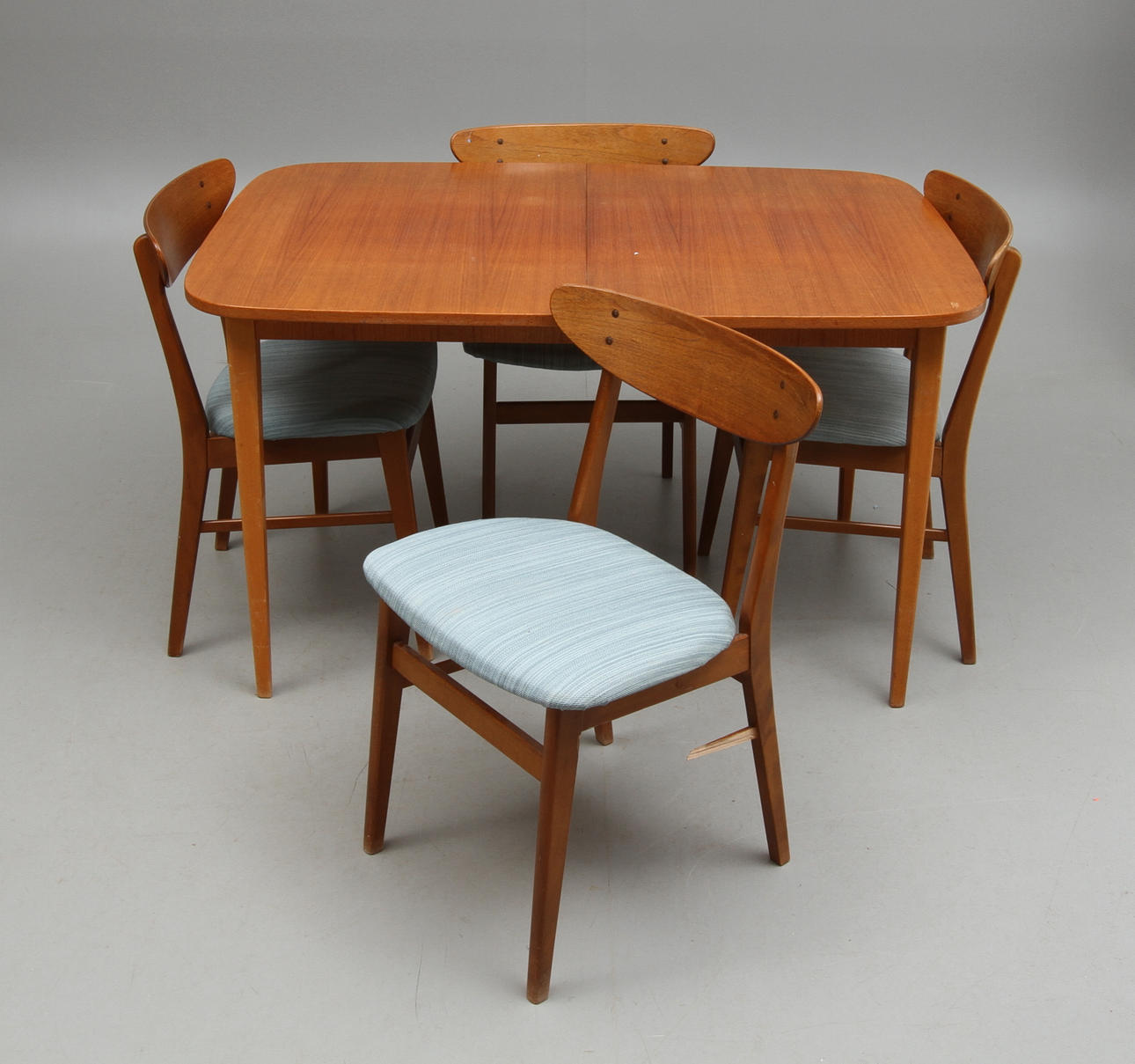 MATGRUPP, 5 delar, teak, 1950/60-tal.