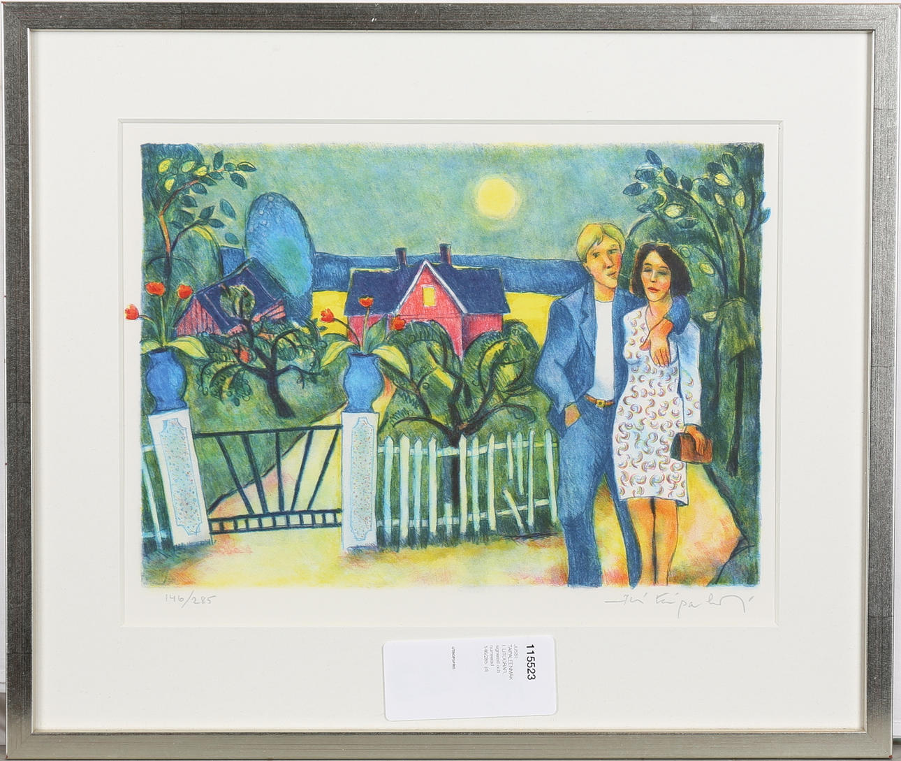 JUSSI TAIPALEENMÄKI. LITOGRAFI, signerad och numrerad 146/285.