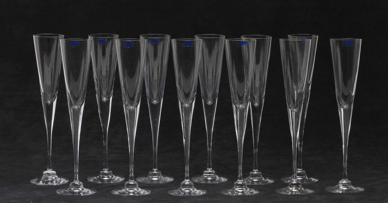 CHAMPAGNESTRUTAR, 12 st, "Aurora", Heikki Orvola, Nuutajärvi.