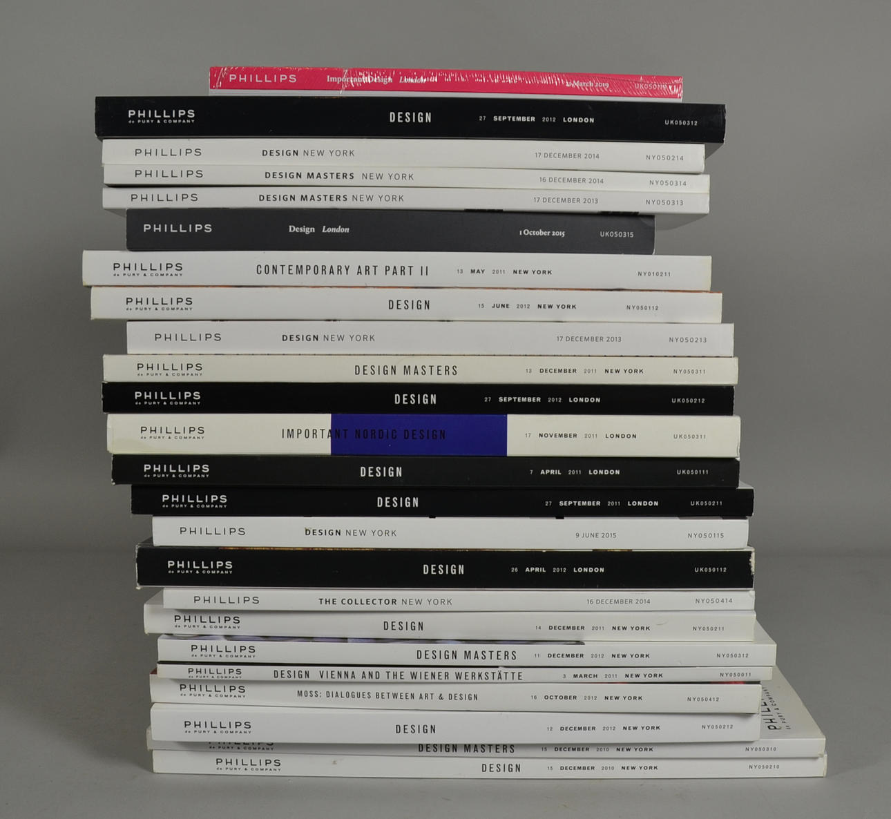 PHILLIPS DESIGN AUKTION KATALOGER.