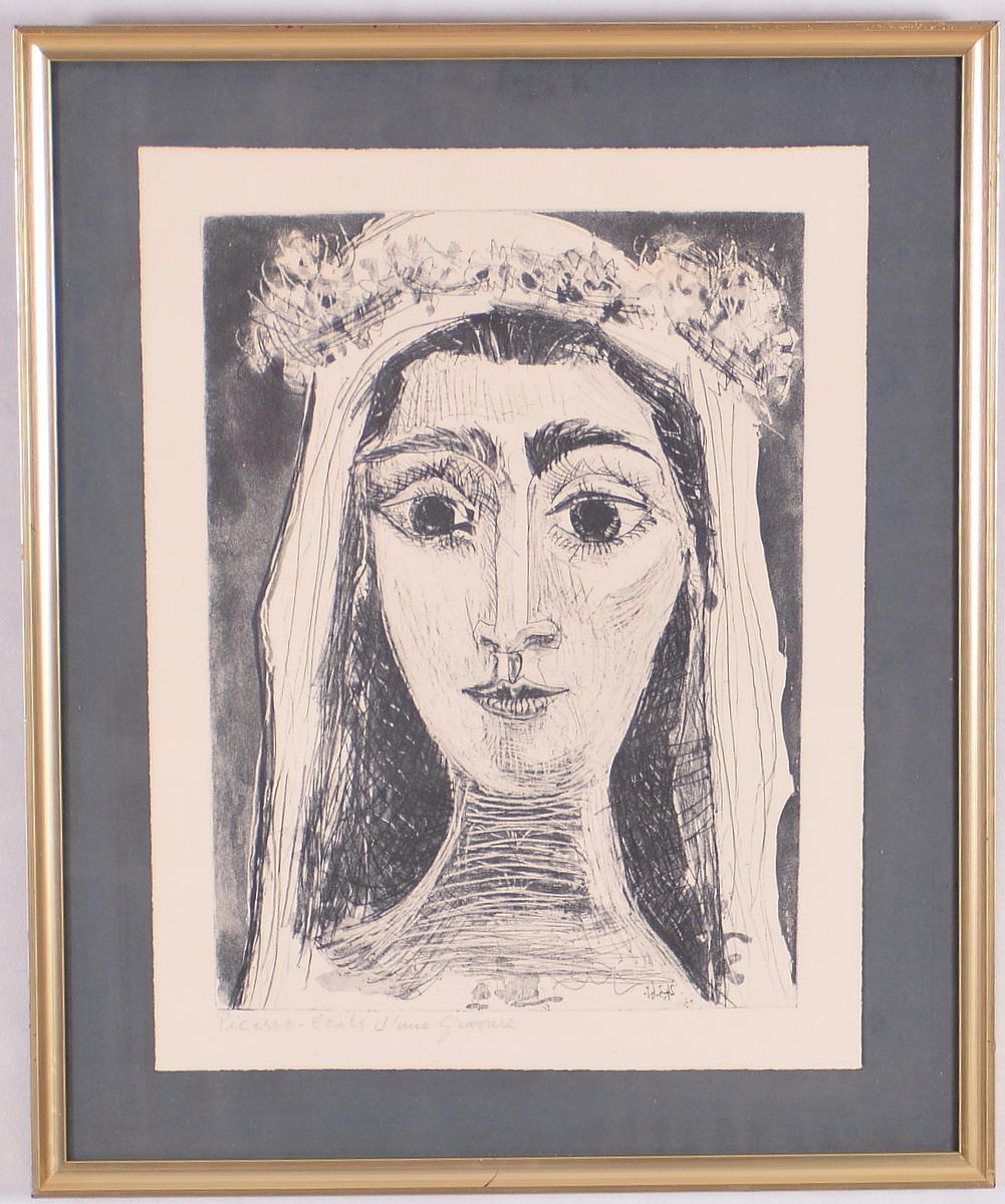 PABLO PICASSO. EFTER. Etsning.