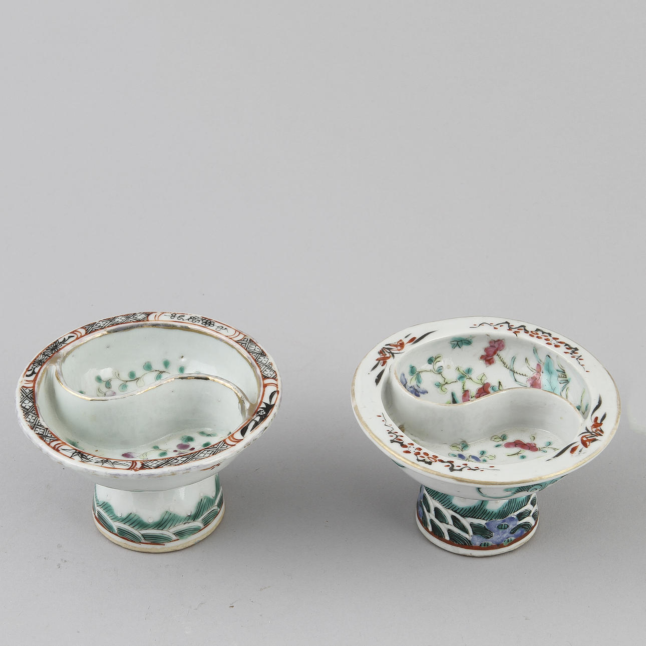 STEMCUP, 2 st, porslin, Kina, 1900-tal.