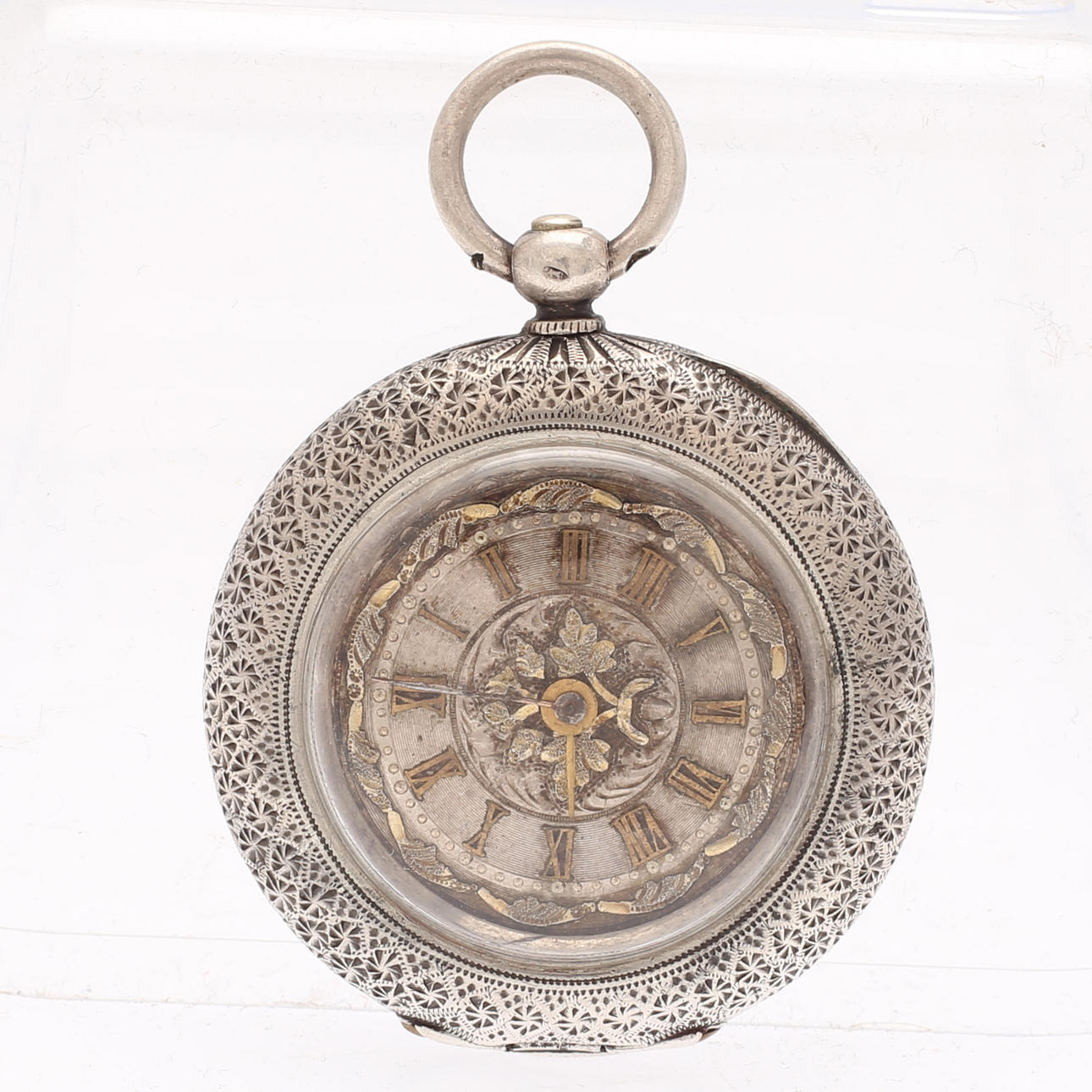 POCKET WATCH, silver 935, marked DF&C.