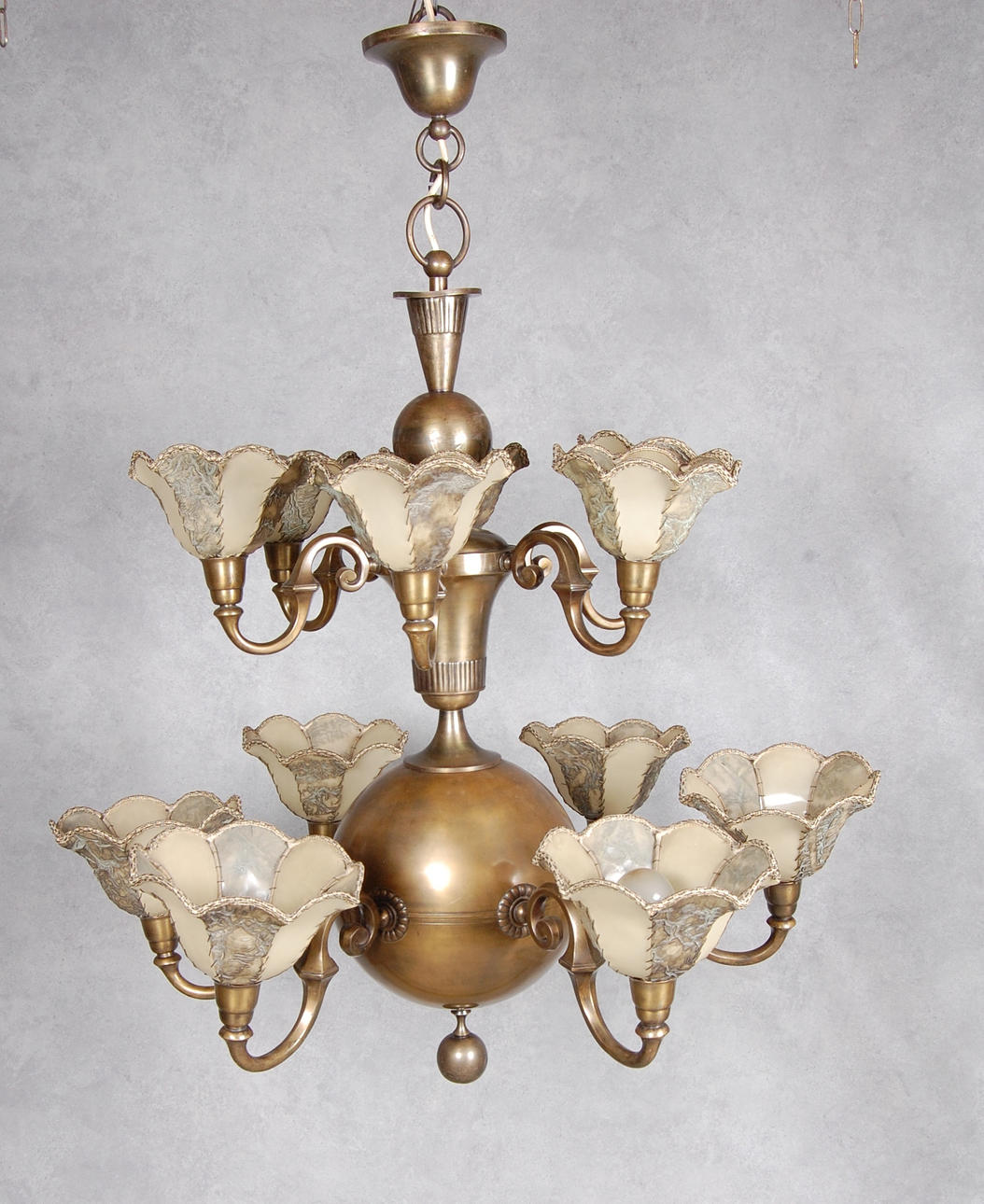 STOR TAKKRONA, barockstil, 1900-tal.