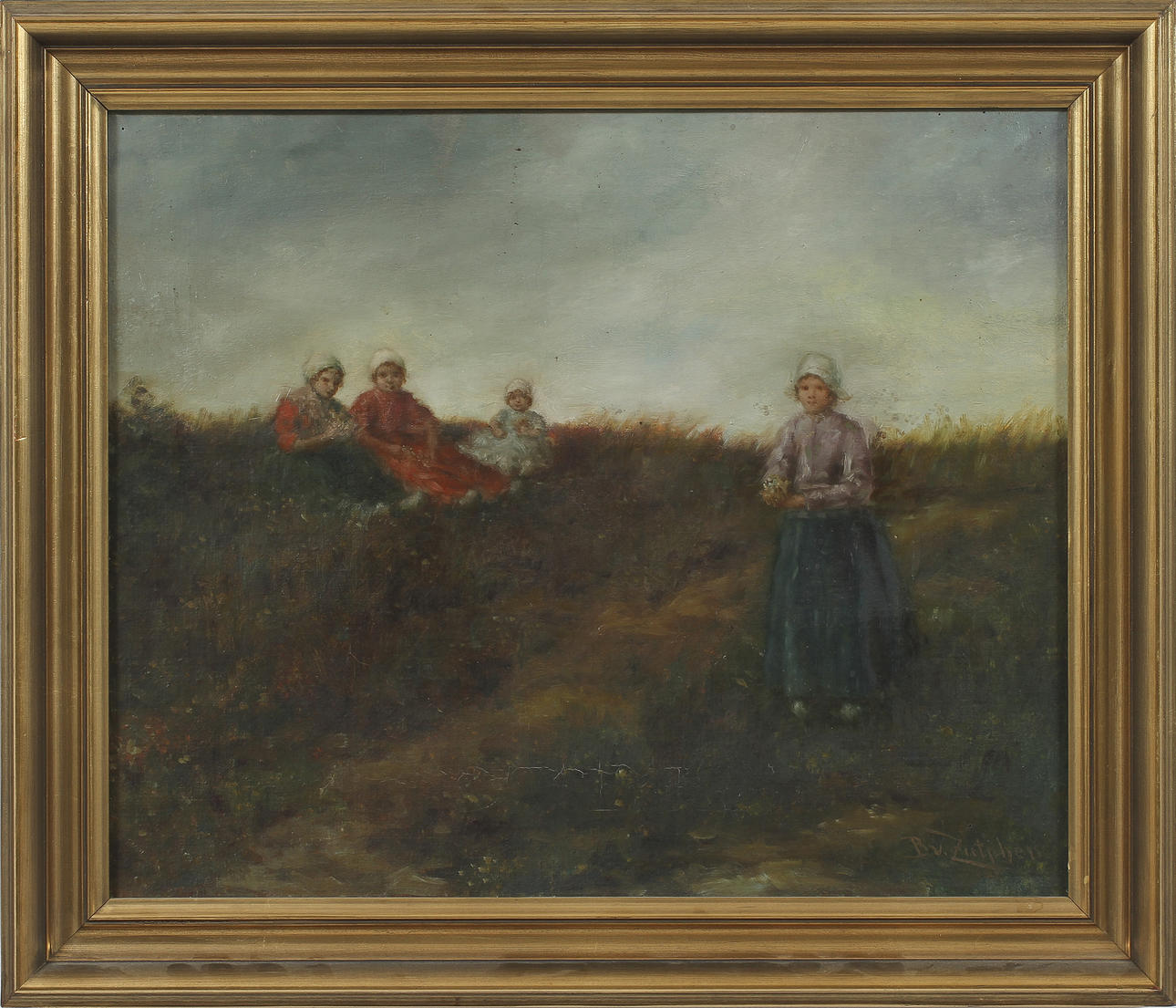 BERND PETER VAN ZUTPHEN. Olja på duk, signerad.