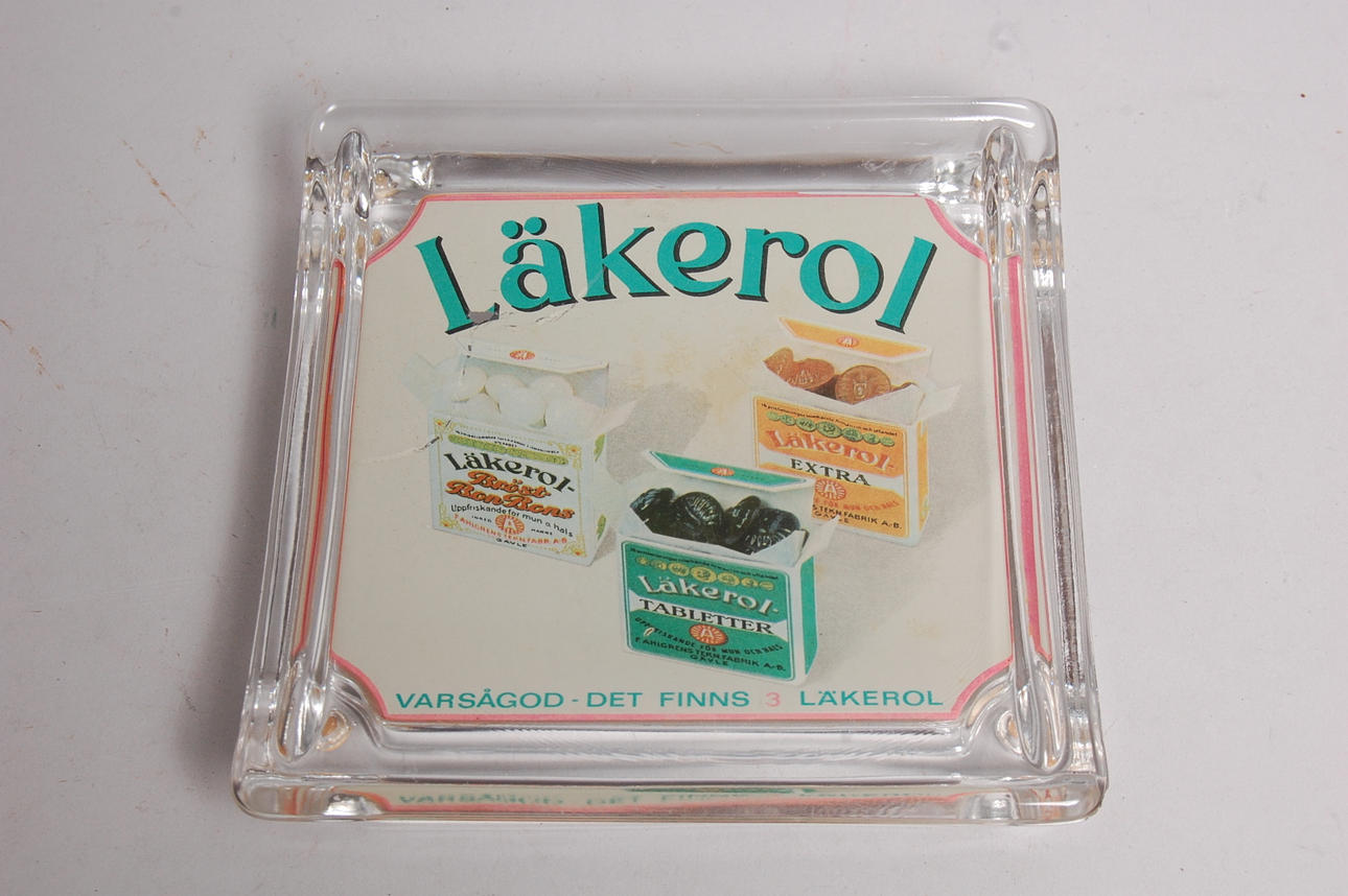 SKÅL, för växelmynt, glas.