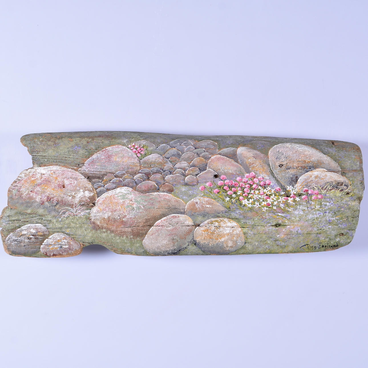 ROSA EKELUND. Olja på träplanka.