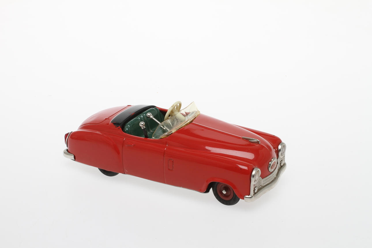 SCHUCO Examico II 4004 , Western Germany, röd, urverk.