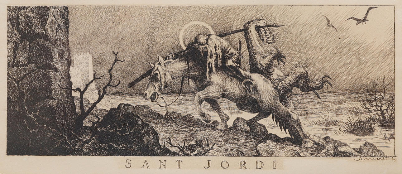 JOAN JUNCEDA. "Sant Jordi".