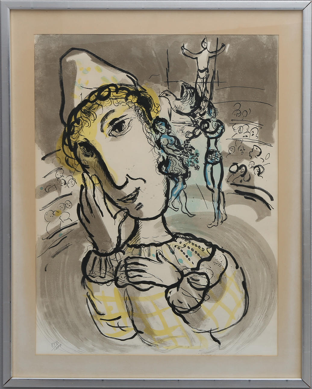 MARC CHAGALL, NACHHER, GRAFISCHES BLATT.