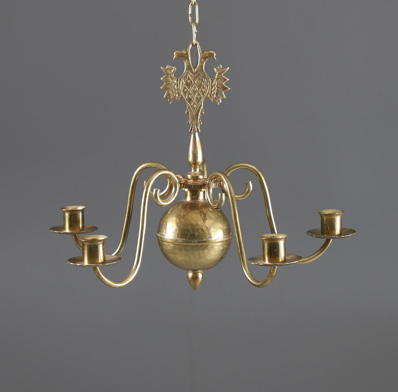 TAKKRONA, mässing, Arvid Johansson, Arvika.