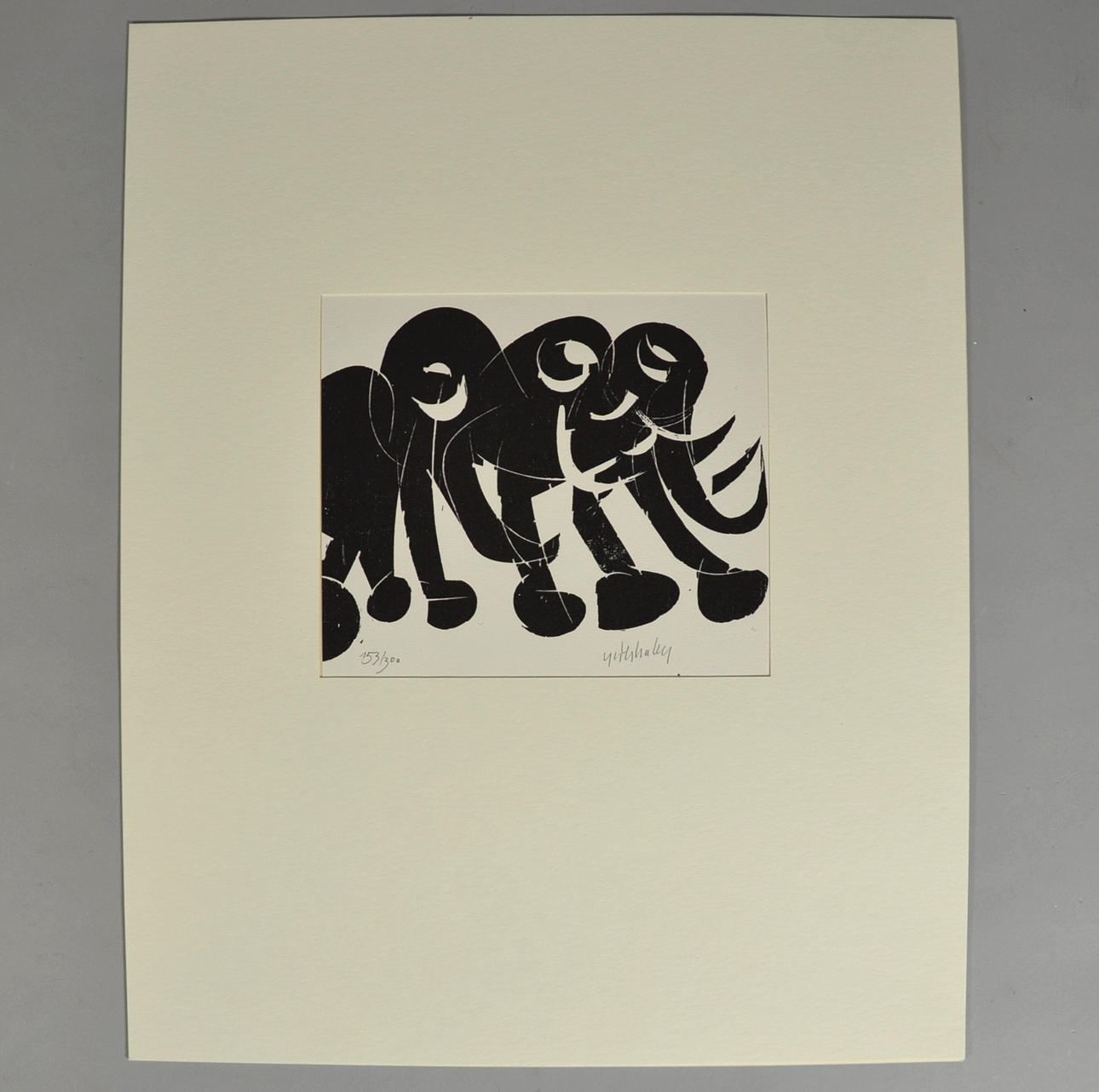 HAP GRIESHABER. ELEFANTES CORRIENDO.