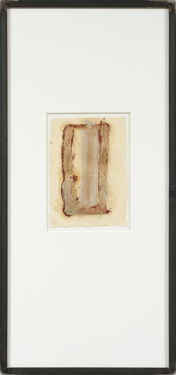 CLAES HAKE. Blandteknik, signerad Hake 95, April N.Y.